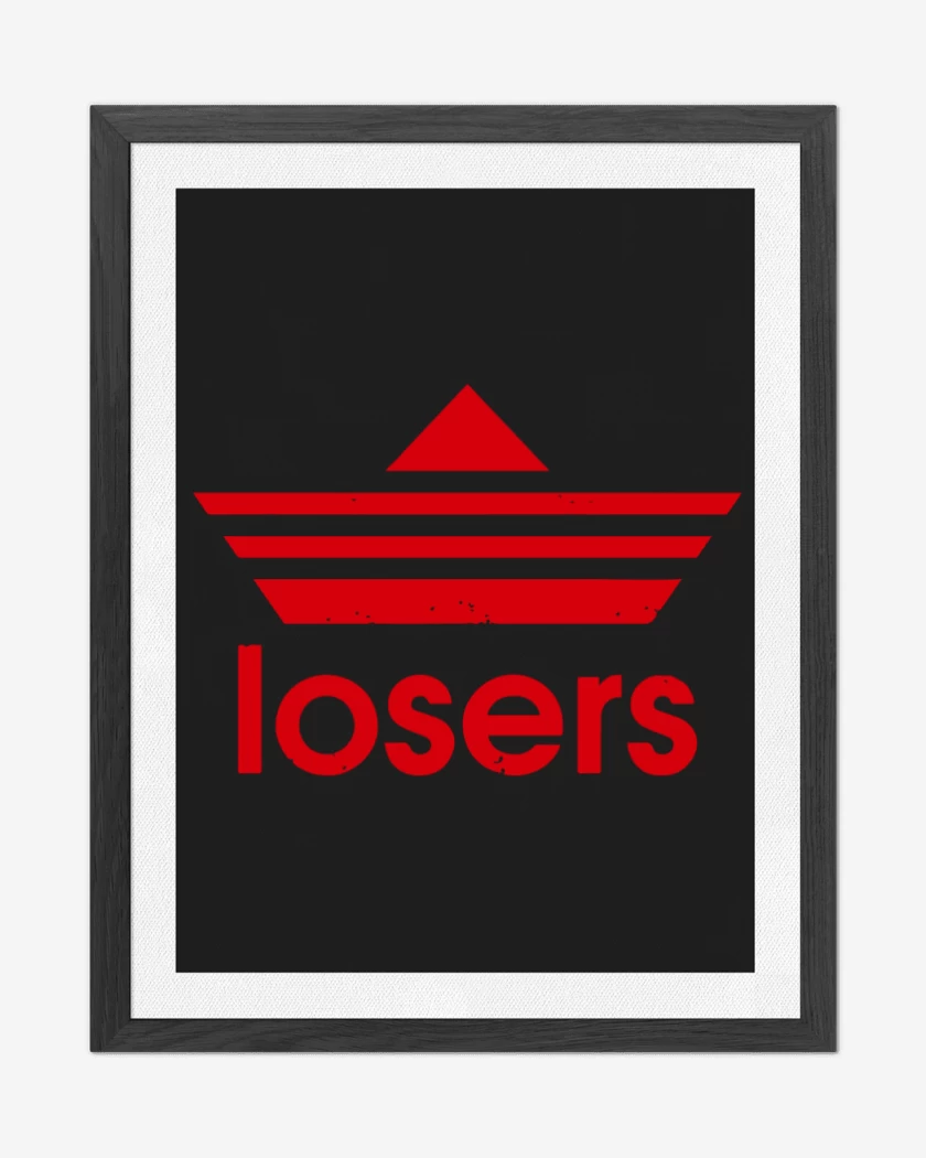 Cuadro decorativo Negro de loser it 