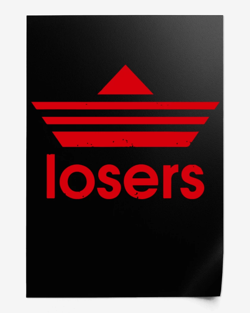 Print Negro de loser it 