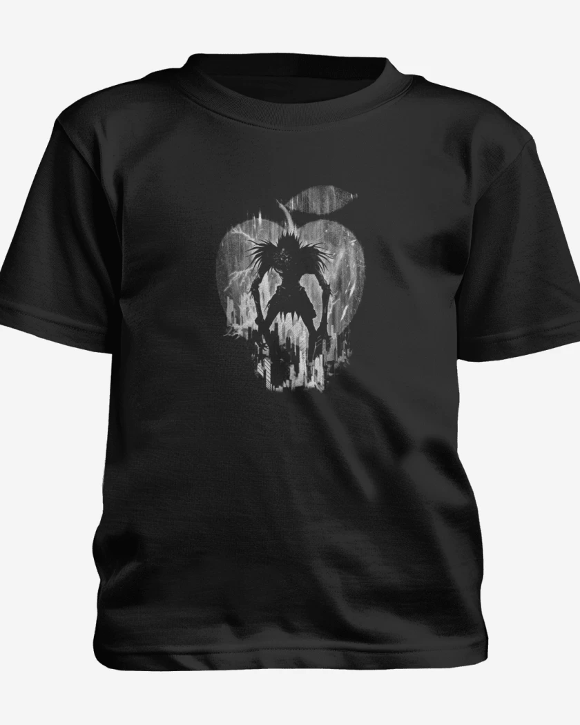 Polera de niño Negro de death note 