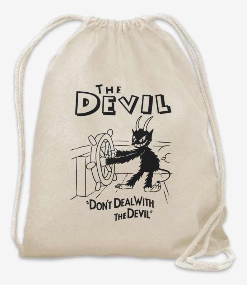 Mochila Blanco de devil cup head