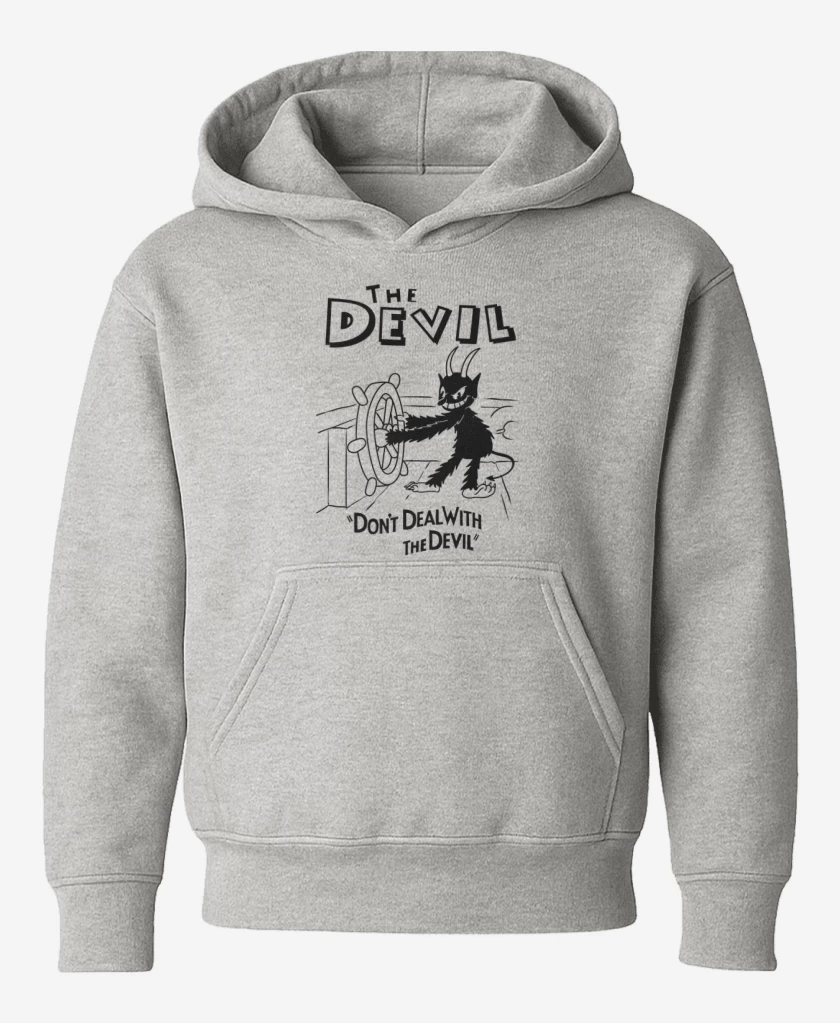 Poleron de niño Gris Melange de devil cup head