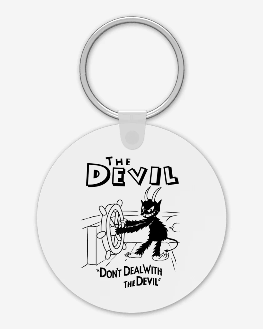 Llavero devil cup head