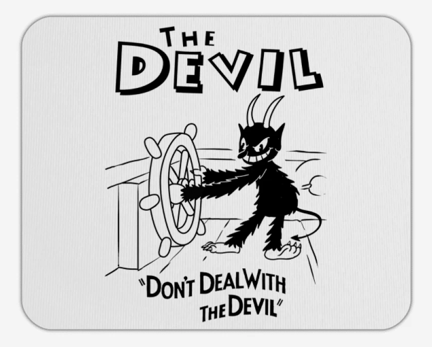 Mousepad devil cup head