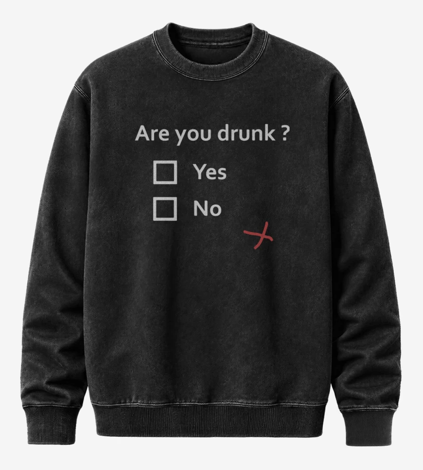 Poleron Polo Acid Wash Negro de are you drunk?
