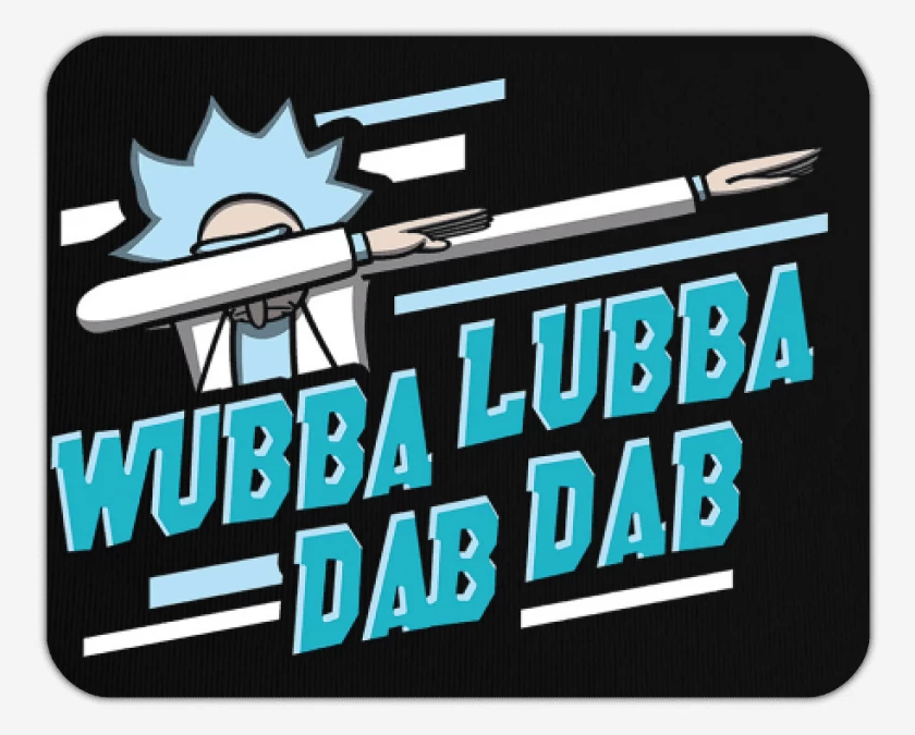 Mousepad wubba lubba dab dab
