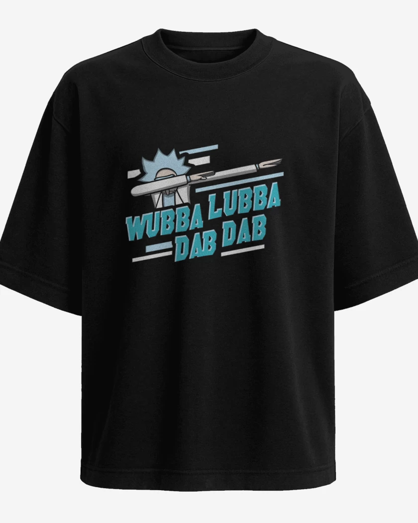Polera Oversize wubba lubba dab dab