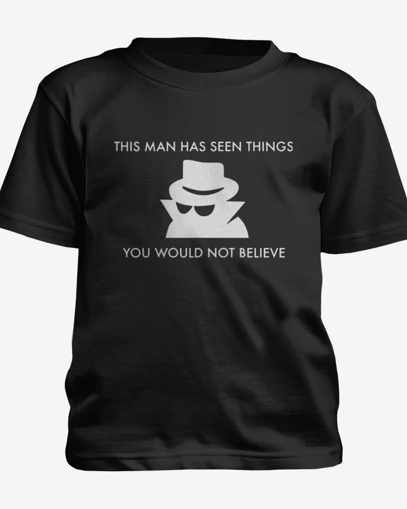 Polera de niño Negro de eh visto cosas