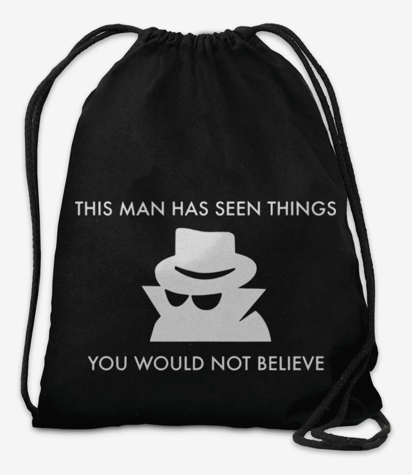 Mochila Negro de eh visto cosas