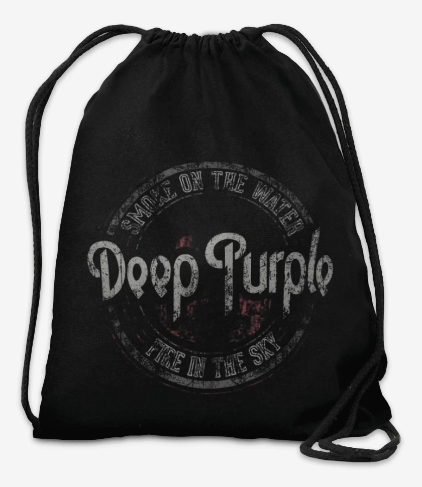 Mochila Negro de deep purple 
