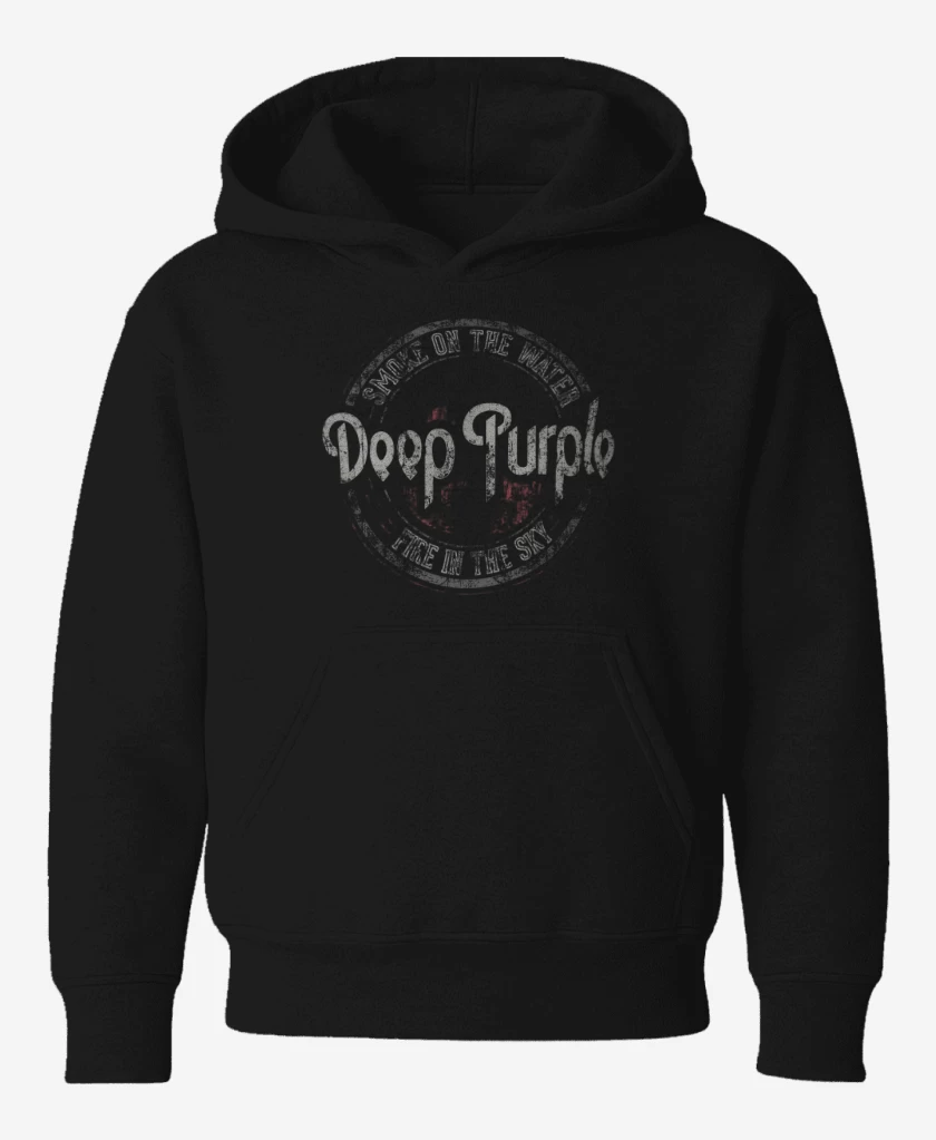 Poleron de niño Negro de deep purple 