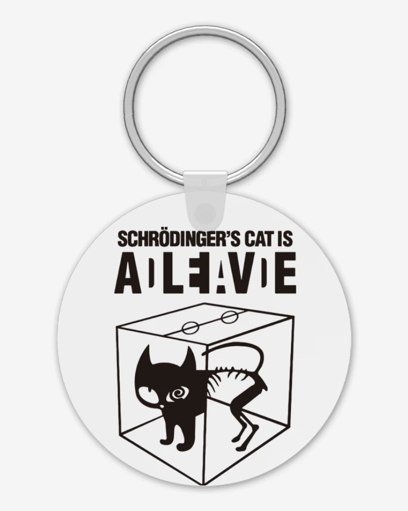 Llavero Gato de schrodinger