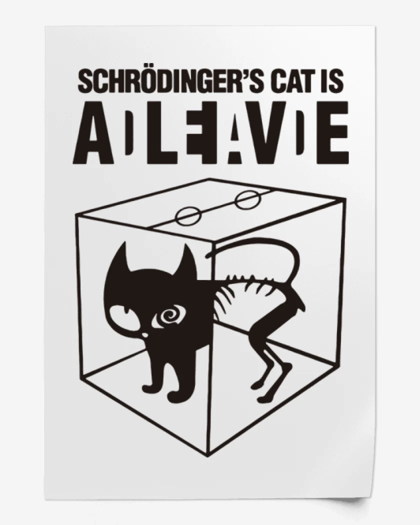 Print Gato de schrodinger