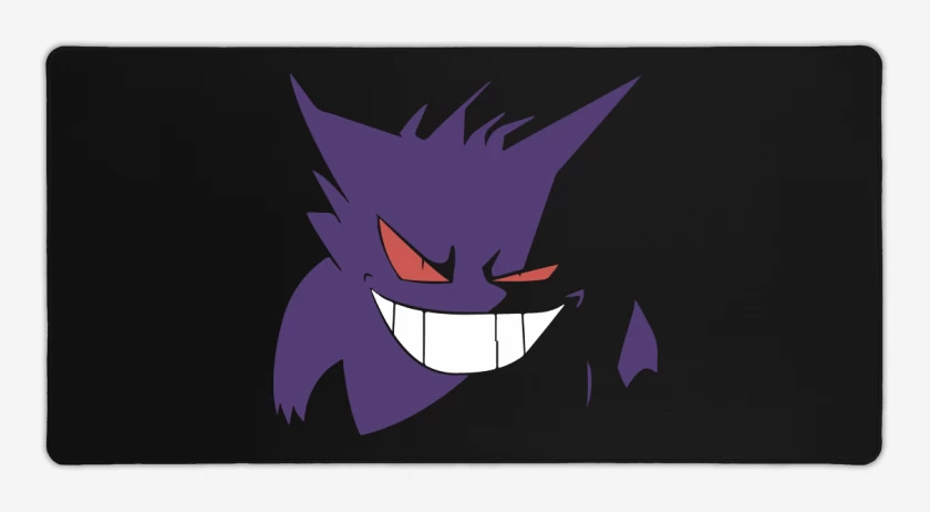 Mouse pad Gamer Negro de Gengar