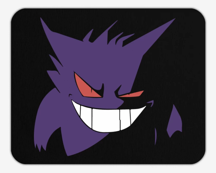 Mousepad Negro de Gengar