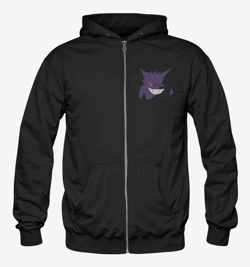 Poleron Canguro con cierre Gengar