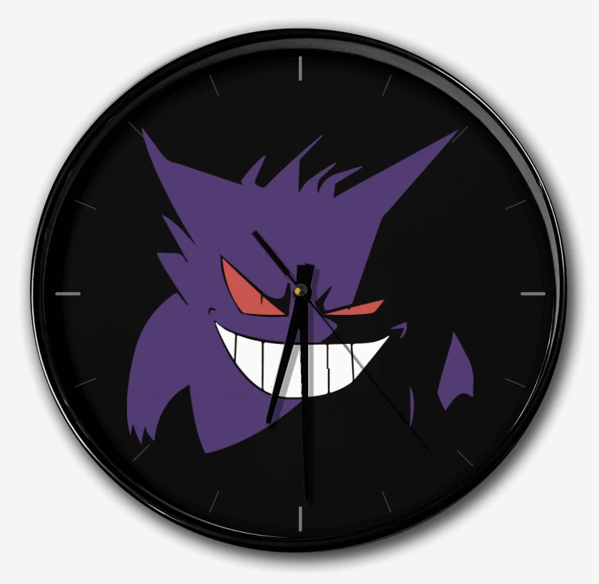 Reloj Negro de Gengar