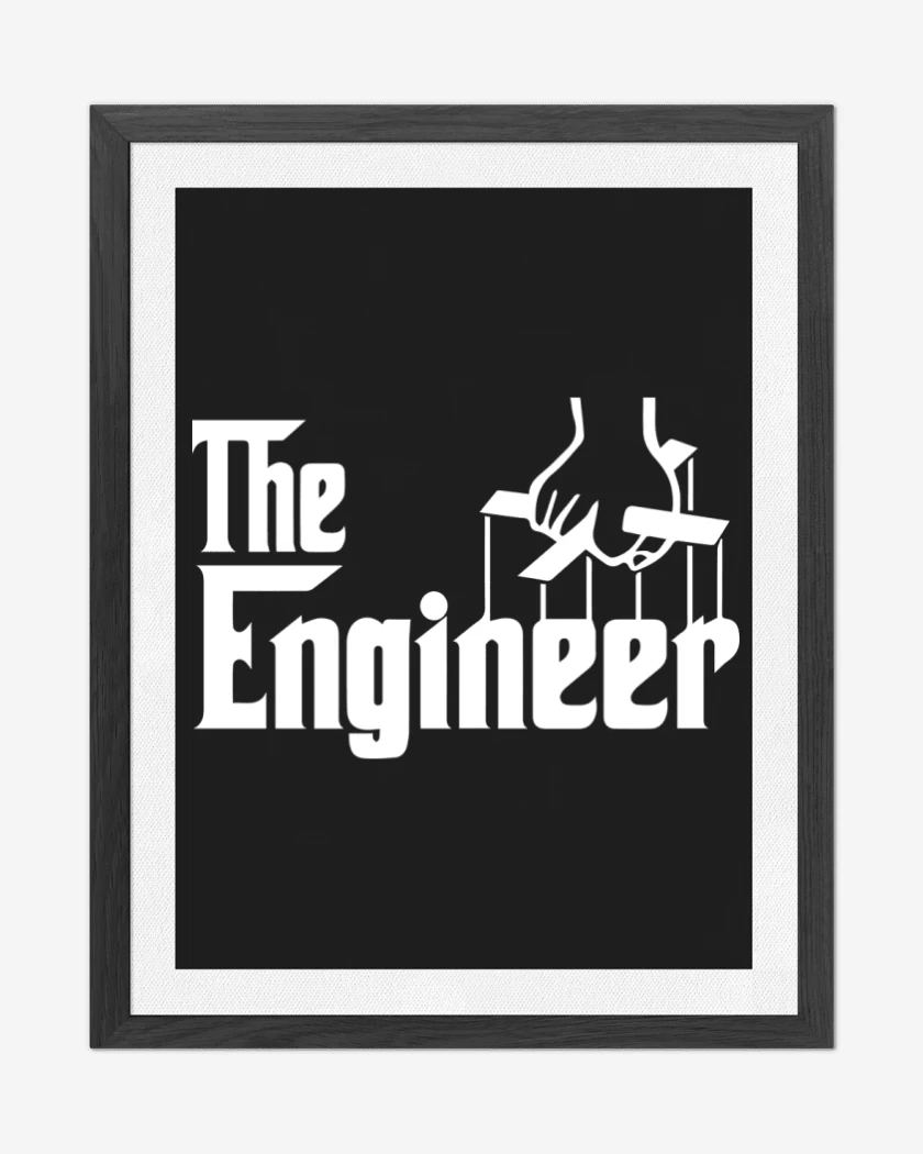 Cuadro decorativo Negro de the engineer