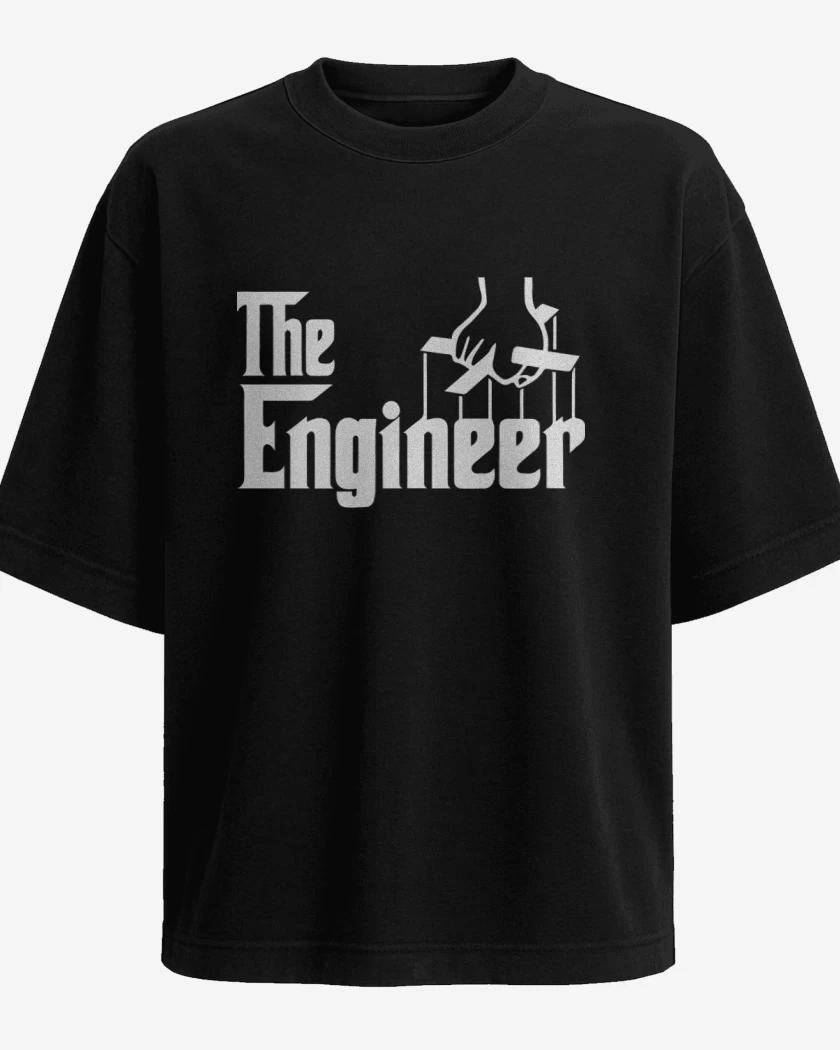 Polera Oversize Negro de the engineer