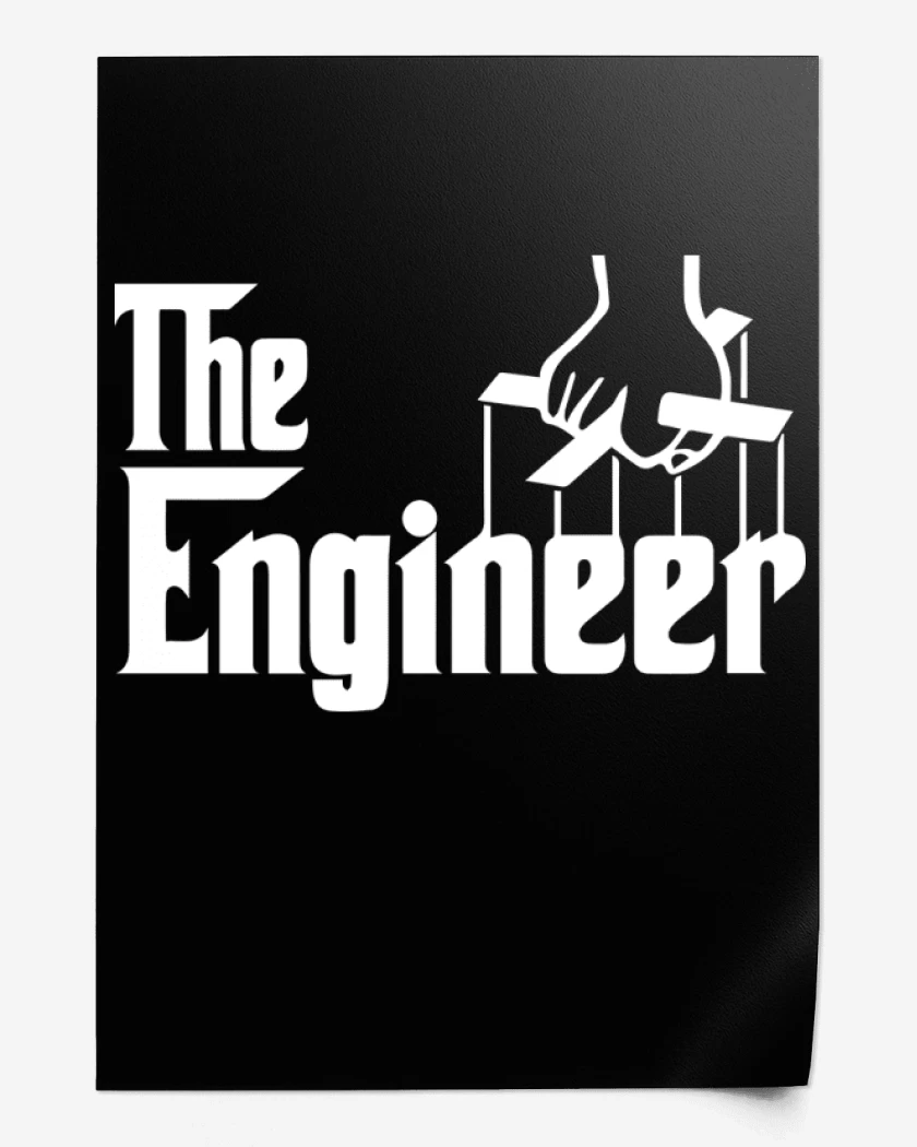 Print Negro de the engineer