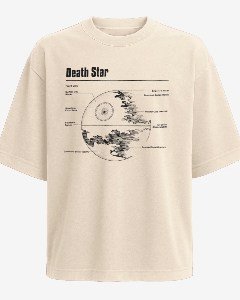 Polera Oversize Beige de Death star 