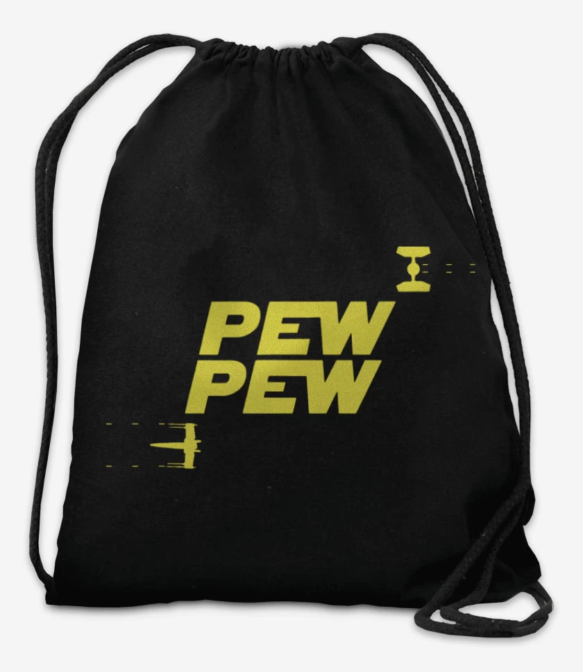 Mochila Negro de Pew pew