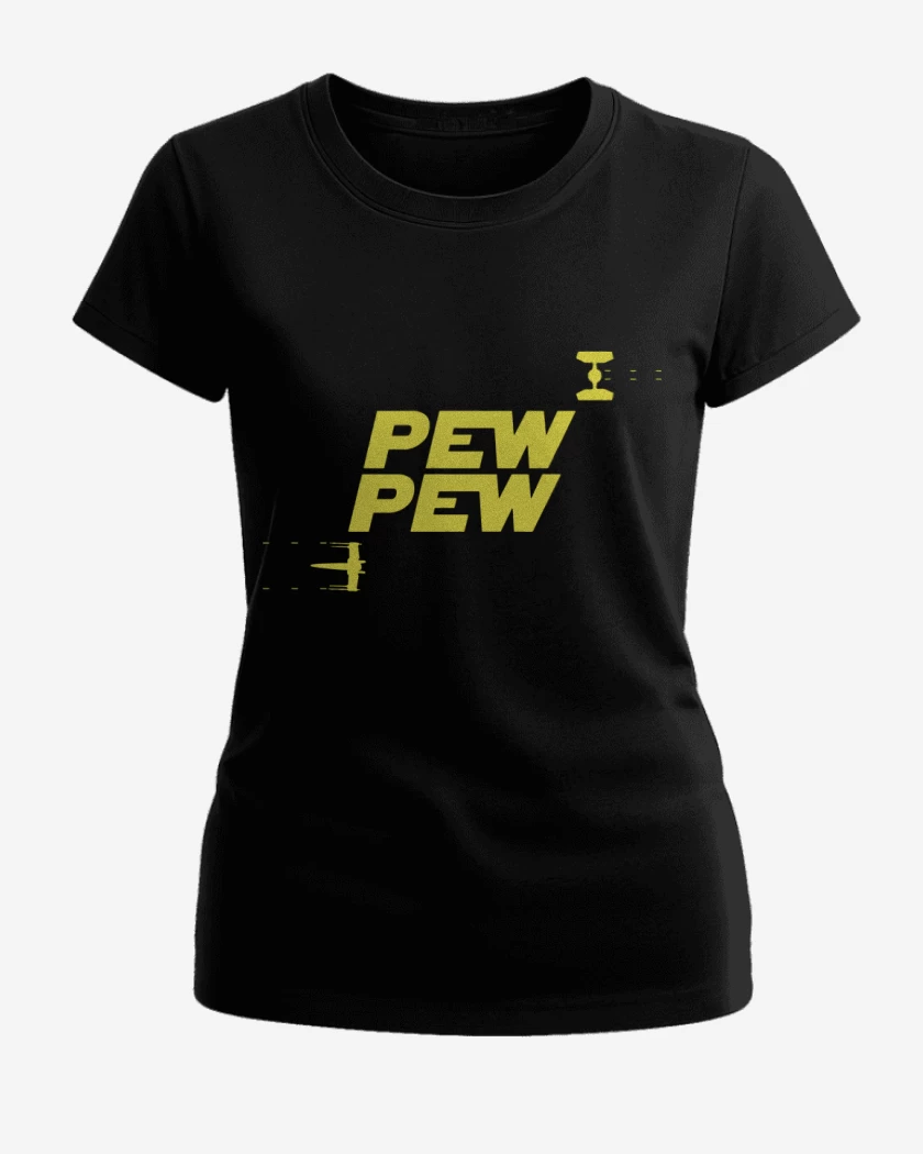 Polera de Mujer Negro de Pew pew