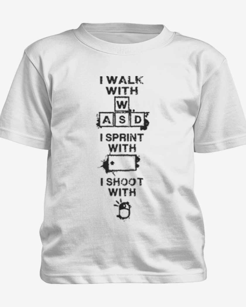 Polera de niño Blanco de WASD