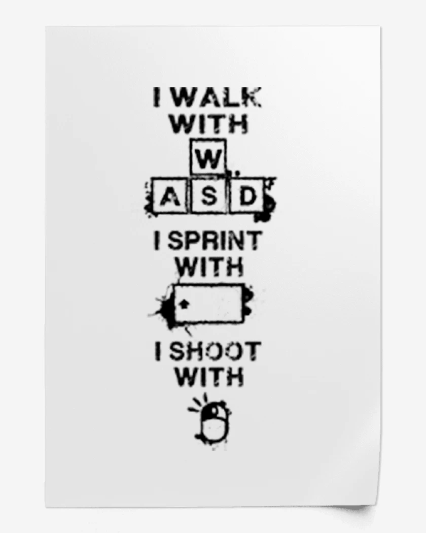 Print WASD