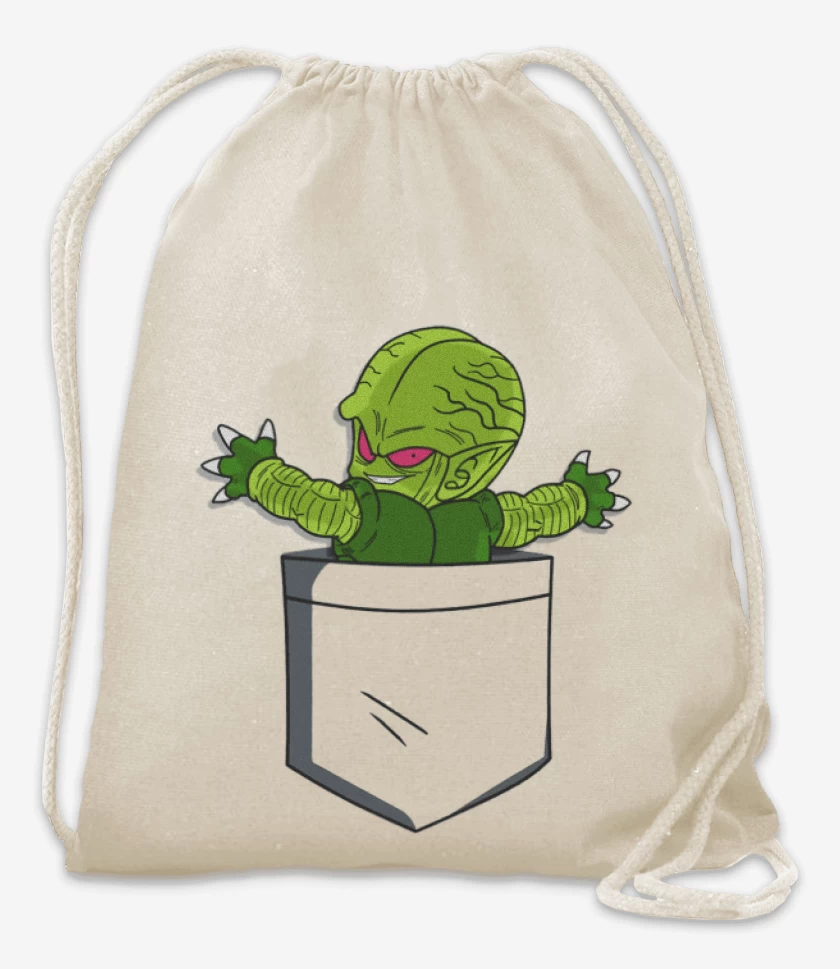 Mochila Blanco de Saibaman