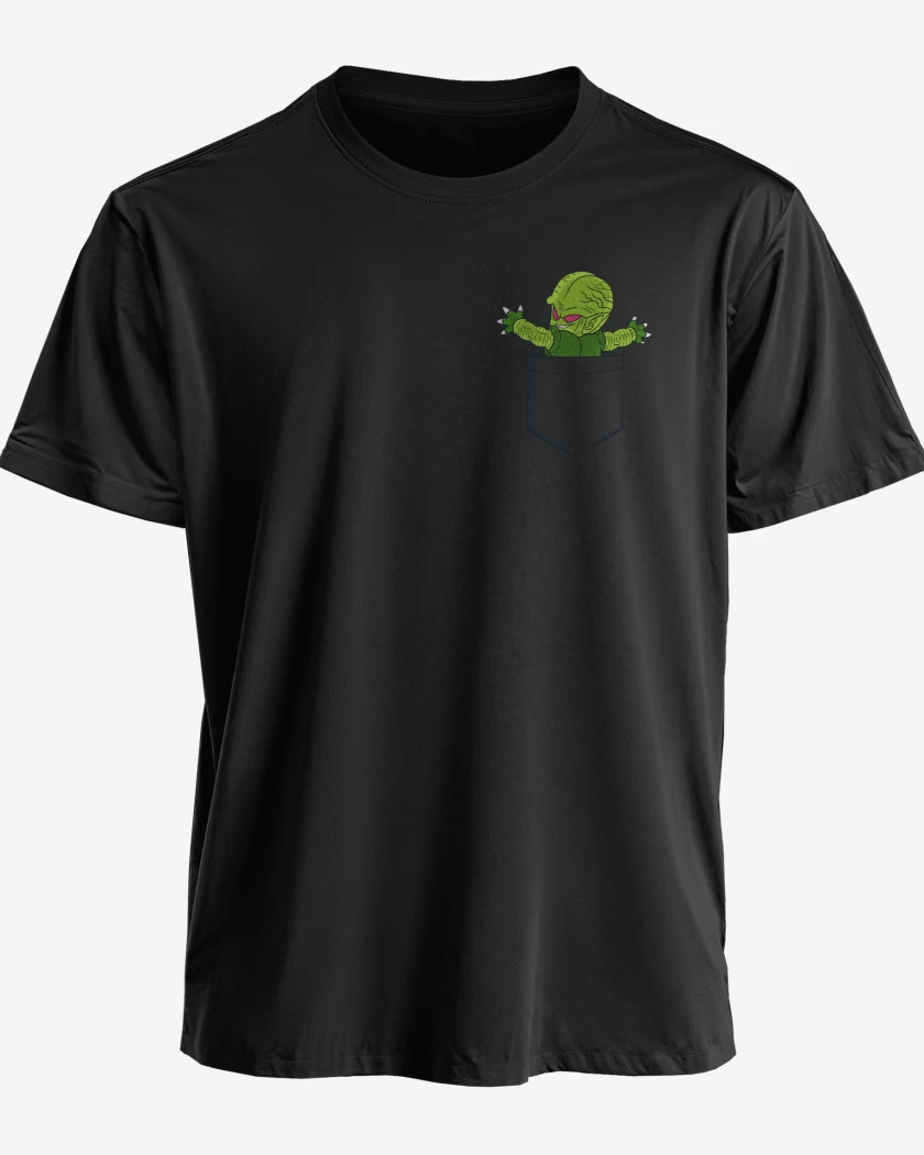 Polera premium Negro de Saibaman