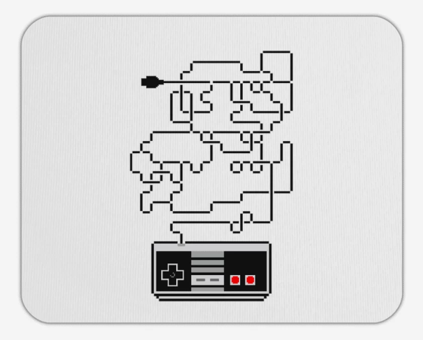 Mousepad Super bigote nes