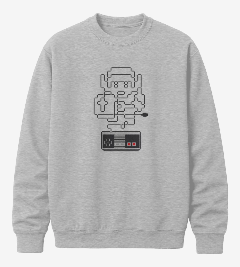 Poleron polo Gris Melange de link nes