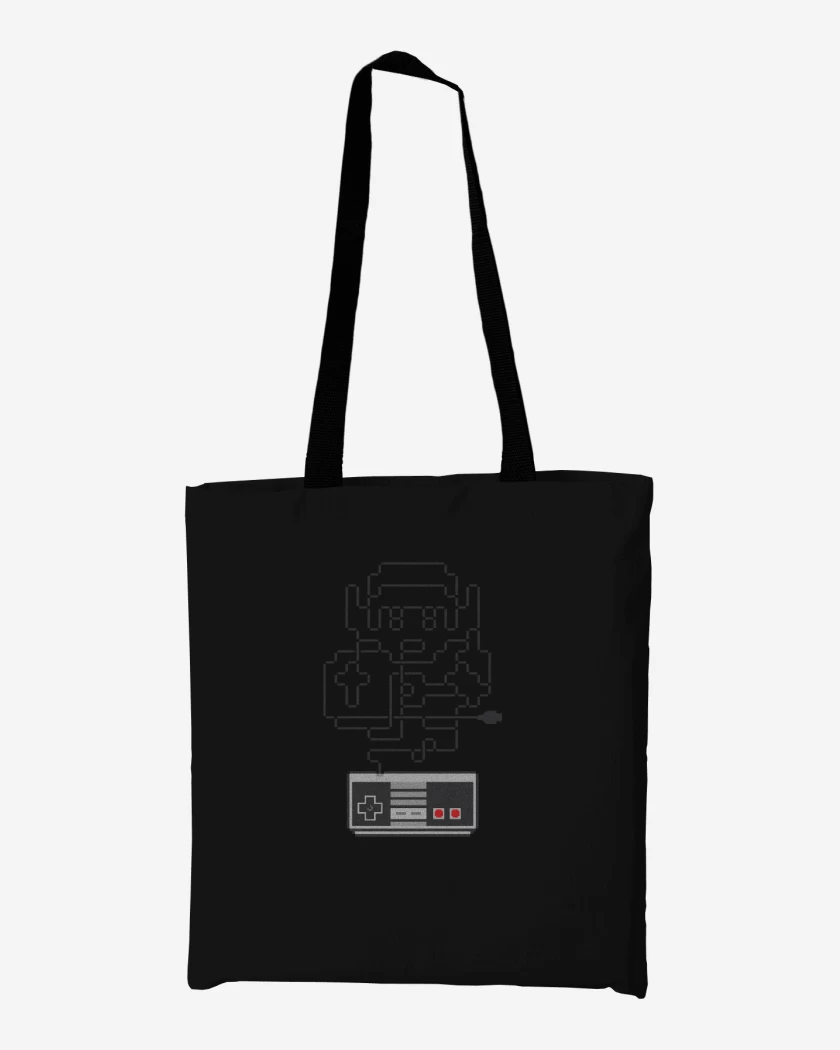 Totebag Negro de link nes