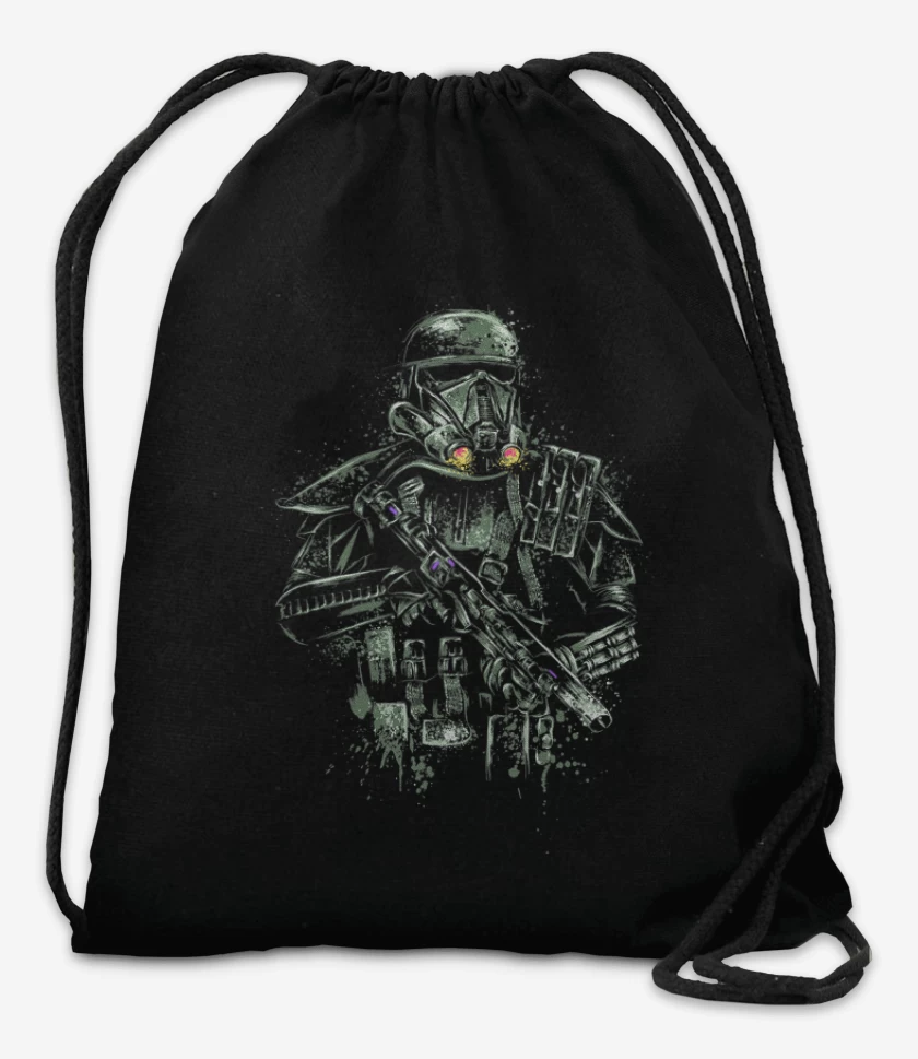 Mochila Negro de storm trooper full color