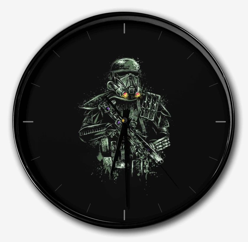 Reloj Negro de storm trooper full color