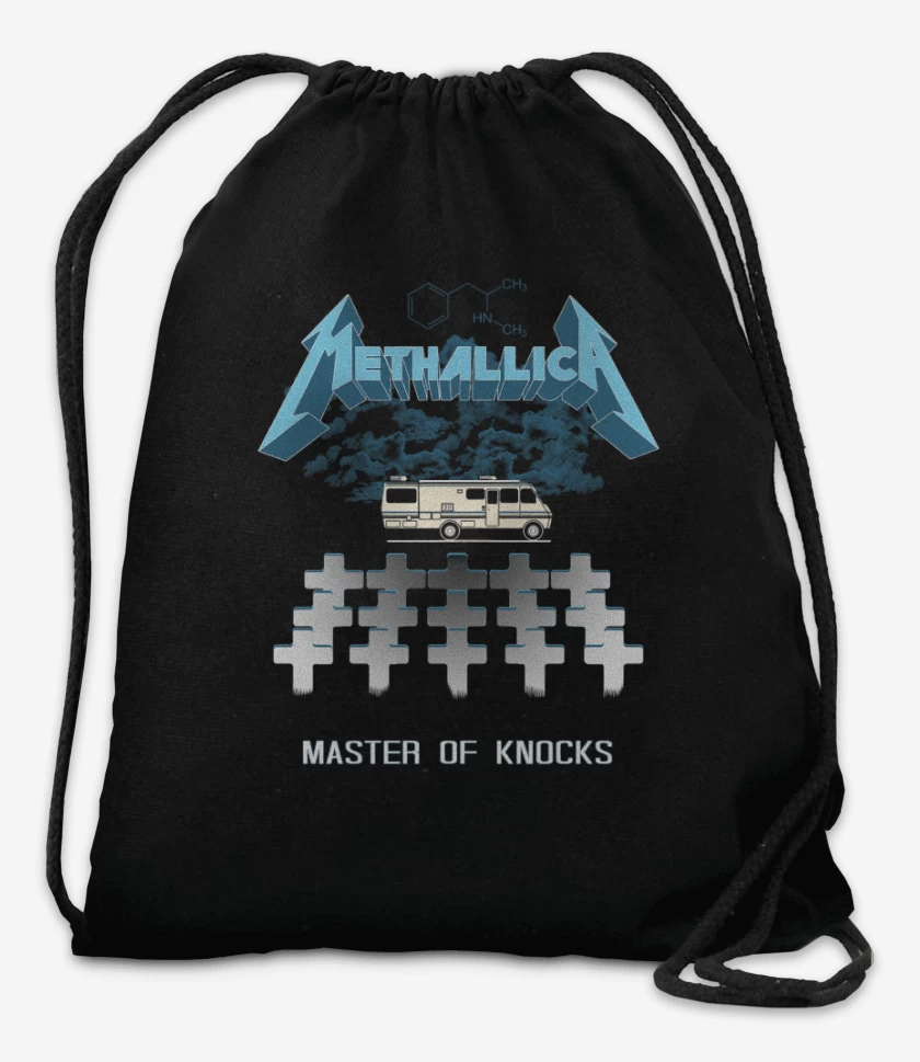 Mochila Negro de methallica 