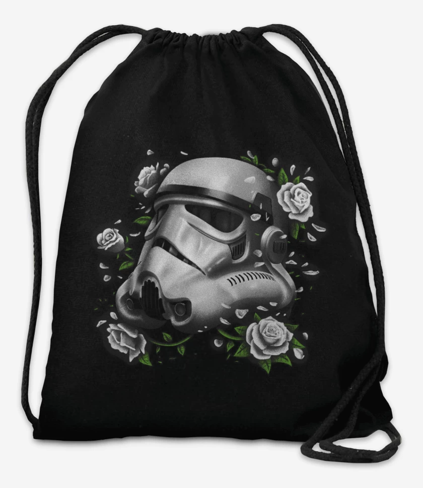 Mochila Negro de trooper roses