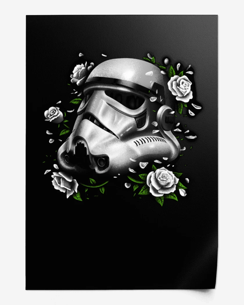 Print trooper roses