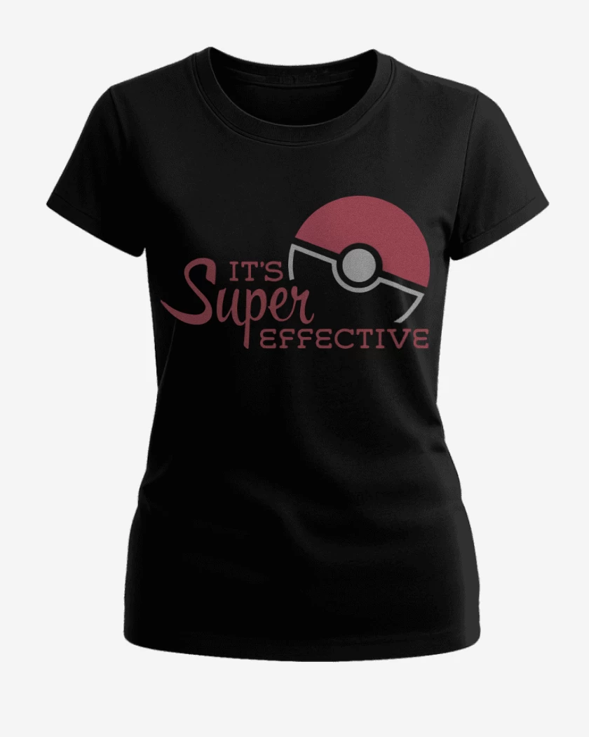 Polera de Mujer Negro de Pokeball