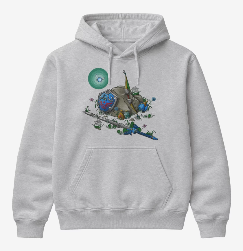 Poleron Canguro básico Gris Melange de Items link