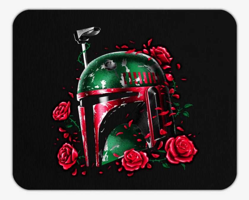 Mousepad boba fett roses