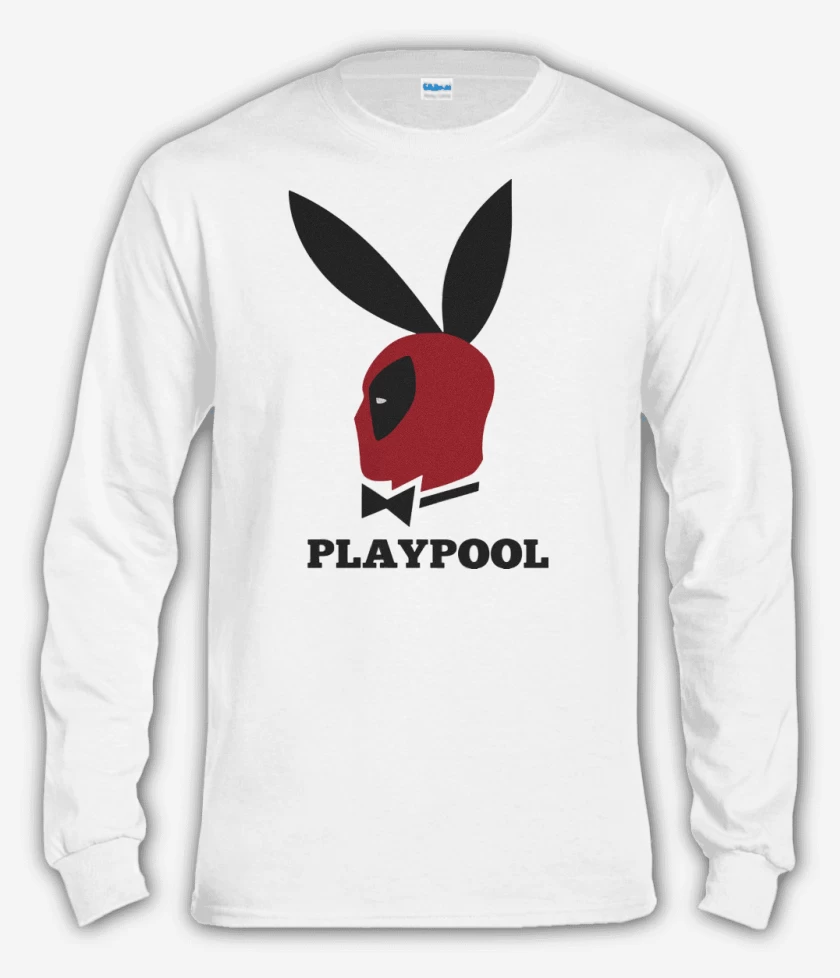 Polera manga larga Blanco de Play pool