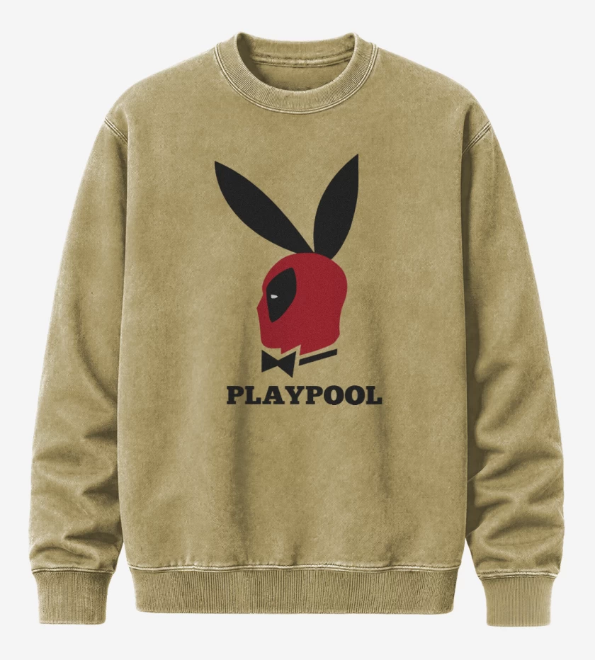 Poleron Polo Acid Wash Beige de Play pool