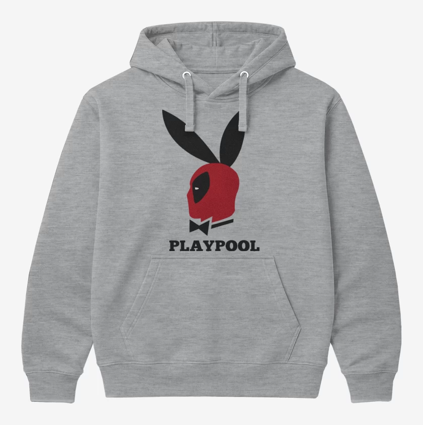 Polerón Canguro Gris Melange de Play pool