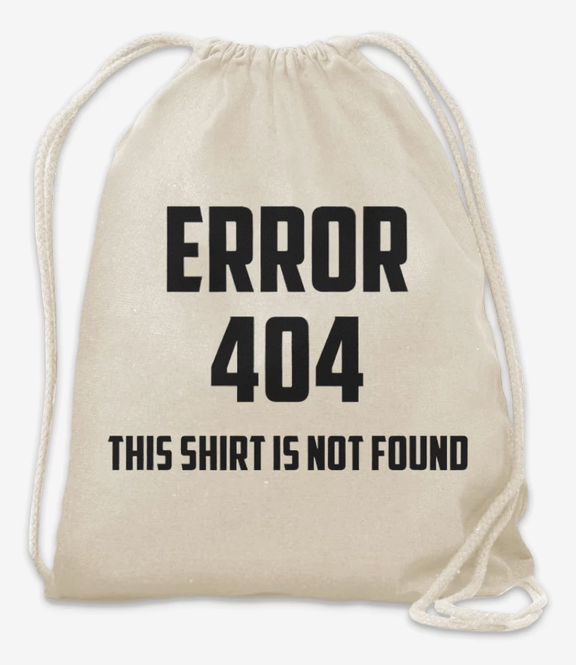 Mochila Blanco de Error 404 