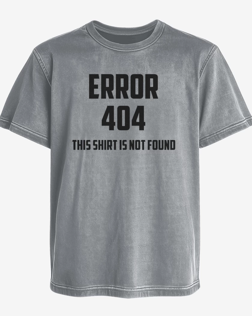 Polera desgastada Error 404 