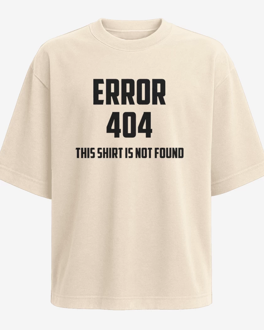 Polera Oversize Error 404 