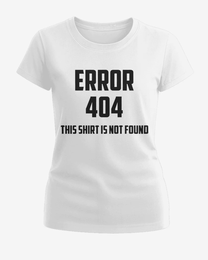Polera de Mujer Blanco de Error 404 
