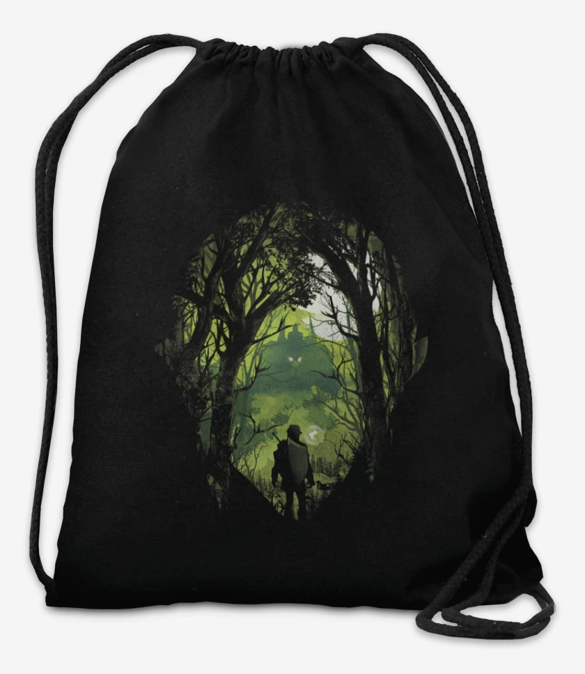 Mochila Negro de Link bosque