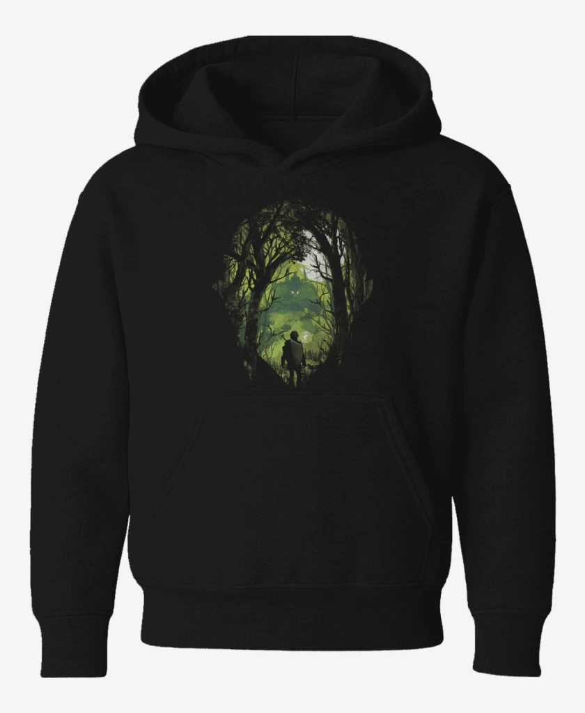 Poleron de niño Negro de Link bosque